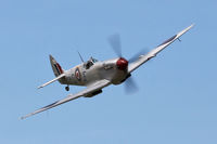 MK356 @ EGBR - Supermarine 361 Spitfire LF.IXc at The Real Aeroplane Club's Wings & Wheels weekend, Breighton Airfield, September 2012. - by Malcolm Clarke