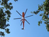 N173AC @ POC - Straight up, hover, pivot to the right and head to the Williams Fire area - by Helicopterfriend