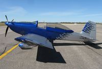 N22BM @ KAXN - Vans RV-8 on the line.