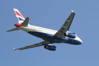 G-EUOE @ EBBR - Flight BA391 is climbing from RWY 07R