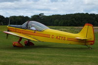 G-AZYS @ EGBR - At the Real Aeroplane Club's Wings & Wheels fly-in, Breighton - by Chris Hall