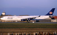 7T-VKL @ LFBO - Ready for take off rwy 32R with dual 'Air Algerie / Khalifa Airways' titles... - by Shunn311