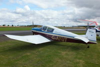 G-AYUT @ EGBR - At the Real Aeroplane Club's Wings & Wheels fly-in, Breighton - by Chris Hall