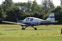 G-AXJH @ EGHP - At the Vintage Fly-in at Popham Sept '12 - by Noel Kearney