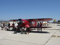 N4417S @ CMA - 1944 Beech D17S STAGGERWING, P&W R-985 Wasp Jr. 450 Hp - by Doug Robertson