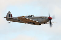 MK356 @ EGBR - Supermarine 361 Spitfire LF.IXc at The Real Aeroplane Club's Wings & Wheels weekend, Breighton Airfield, September 2012. - by Malcolm Clarke