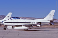 N86FS @ KMHV - ex-Flight Systems F-86 parked at MHV - by John Meneely
