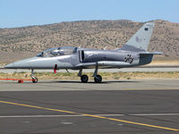 N8124N @ RTS - Aero Vodochody L-39 Race #777 Triple Seven awaiting qualification trials @ on September 11, 2012 at Stead Airport during Reno Air Races - by Steve Nation