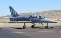 N8124N @ RTS - Aero Vodochody L-39 Race #777 Triple Seven awaiting qualification trials @ on September 11, 2012 at Stead Airport during Reno Air Races - by Steve Nation