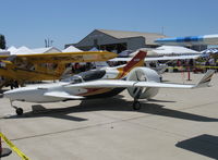 N116RP @ CMA - 2007 Parker ALIENAIR 1, one-off, Toyota Superturbo racing engine 290 Hp, triple-shaft drive transmission to triple ducted fans rotorcraft, retractable gear, not yet flown-questions??? - by Doug Robertson