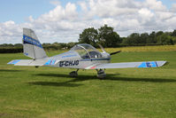 G-CHJG @ EGBR - Cosmik EV-97 TeamEurostar at The Real Aeroplane Club's Wings & Wheels weekend, Breighton Airfield, September 2012. - by Malcolm Clarke