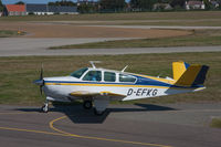 D-EFKG @ EGJJ - Taxying to the hold prior to departure on airshow day 2012 - by alanh