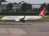 TC-JYA @ AMS - Landing on runway 27 of Schiphol Airport - by Willem Göebel