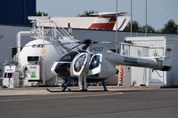 D-HVST @ EDBM - Helicopter of the regional Magdeburg newspaper Volksstimme = VST. Airport Magdeburg (ZMG/EDBM). - by Tomas Milosch