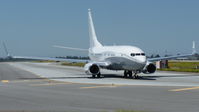 N1TS @ KSJC - N1TS is a brand new Boeing BBJ, similar to N2TS but without eyebrows. - by Anonymous