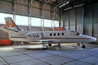 PH-SAW @ EHRD - Cessna Citation I [500-0225] (Schreiner Airways) Rotterdam~PH 29/08/1976 - by Ray Barber