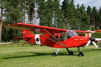 SE-YUH @ ESKD - Köpings Flygklubb S-6S parked at Dala-Järna airfield, Sweden. - by Henk van Capelle