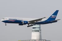 4K-SW880 @ LOWW - Silk Way Cargo 767-300 - by Andy Graf-VAP