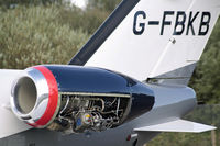 G-FBKB @ EGLK - No.1 engine open for maintenance & run-up in parking area - by OldOlympic