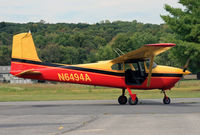 N6494A @ N53 - This colorful oldtimer was a welcome sight when I spied her at Stroudsburg-Pocono Airport. - by Daniel L. Berek
