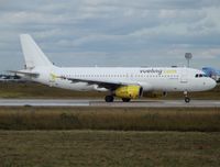 EC-LQM @ LFPO - Posing as Vueling's most unsual fleet member, IAE 2500 powered EC-LQM first served Spanair as EC-IZK from 2004 until January 2012. ILFC placed the Minibus to VLG a few months later. - by Alain Durand