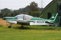 G-NSOF @ EGSP - at Peterborough Sibson - by Chris Hall