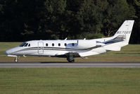 N670MW @ ORF - Marvin Lumber and Cedar Company's 2004 Cessna 560XL Citation Excel N670MW rolling out on RWY 5 after arrival from Warroad International Memorial Airport (KRRT) - Warroad, MN. - by Dean Heald