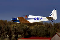 G-BIIA @ EGBR - Chris doing his thing! - by glider