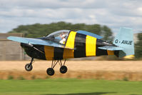 G-AWJE @ EGBR - Slingsby T.66 Nipper, The Real Aeroplane Company's Wings & Wheels weekend, Breighton Airfield, September 2012. - by Malcolm Clarke