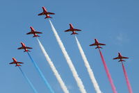 XX219 @ EGBK - Red Arrows at the 2012 Sywell Airshow - by Chris Hall