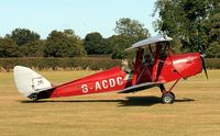 G-ACDC @ EGKH - Ex: G-ACDC > BB726 > G-ACDC - Originally owned to, The de Havilland Aircraft Co Ltd in February 1933 and currently owned to, The Tiger Club 1990 Ltd in May 1990. - by Clive Glaister