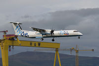 G-ECOA @ EGAC - On approach to George Best Belfast City Airport. - by Jonathan Allen