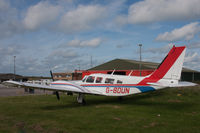 G-BDUN @ EGJA - Alderney resident; parked at the side of the field on Air Race day 2012 - by alanh