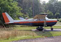 N8177T @ 39N - Interesting old Cessna at Princeton Airport. - by Daniel L. Berek