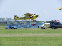 G-BPCF @ EHTX - Texel Air Show ; O'Briens Flying Circus , Truck Top Landing - by Henk Geerlings