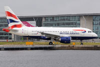 G-EUNB @ EGLC - British Airways - by Martin Nimmervoll