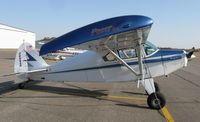 N9534D @ KAXN - Piper PA-22-160 Pacer on the line. - by Kreg Anderson