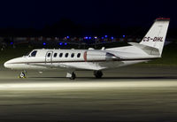 CS-DHL @ EGSH - Sat under the floodlights at SaxonAir. - by Matt Varley