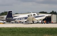 N547DW @ KOSH - Mooney M20J - by Mark Pasqualino