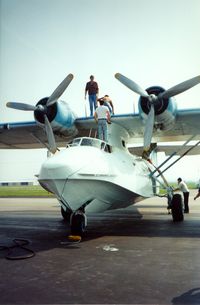 UNKNOWN @ SET - PBY Catalina at St. Charles County Smartt Airport, St. Charles, MO. In 1992 the FAA identifier was 3SZ. - by scotch-canadian