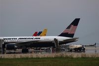 N764NA @ EDDP - Reloading ceremony in the american corner after a stop over on the way eastwards.... - by Holger Zengler