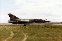 260 @ EGQS - Mirage F.1CT of the French Air Force's EC 1/3 taxying to the active runway at RAF Lossiemouth in the Summer of 1995. - by Peter Nicholson