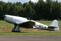 SE-BGA @ ESKD - Klemm Kl 35D landing on the grass at Dala-Järna airfield, Sweden. - by Henk van Capelle