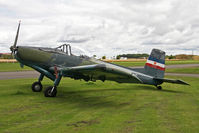 G-BSXD @ EGBR - Soko P-2 Kraguj, The Real Aeroplane Club's Wings & Wheels weekend, Breighton Airfield, September 2012. - by Malcolm Clarke