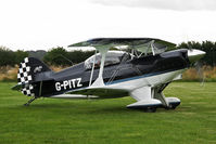G-PITZ @ X5FB - Pitts S-2A. Wildcats team member at Fishburn Airfield for re-fuelling, September 2012. - by Malcolm Clarke