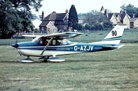 G-AZJV @ EGTH - R/Cessna F.172L Skyhawk [0810] Old Warden~G 01/07/1973 - by Ray Barber
