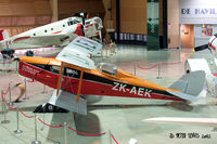 ZK-APT - The original, condemned, fuselage of ZK-APT static restored to represent ZK-AEK for museum display at MoTAT - by Peter Lewis