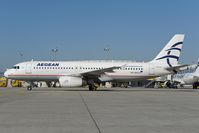SX-DVS @ LOWW - Aegean Airbus 320 - by Dietmar Schreiber - VAP