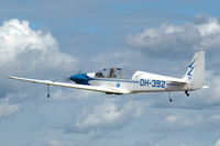 OH-392 @ ESKD - Finnish Fournier RF-5 taking of from Dala-Järna airfield, Sweden. - by Henk van Capelle