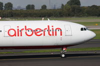 D-AERK @ EDDL - Air Berlin, Airbus A330-322, CN: 0120 - by Air-Micha